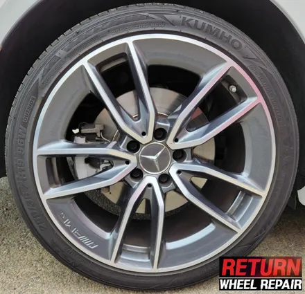 [파주휠복원] 벤츠 c43 amg 18인치 휠 복원&캘리퍼 도색 / 파주,일산,포천