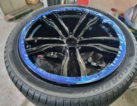 [파주휠복원]BMW X6 블랙유광 휠복원 / 파주,일산,포천