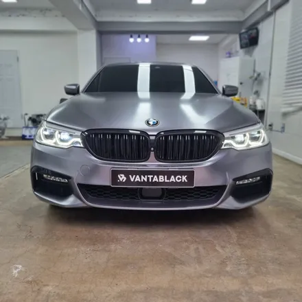 부천 자동차랩핑 BMW 5시리즈 G30 사틴다크그레이 전체랩핑 / 경기 부천