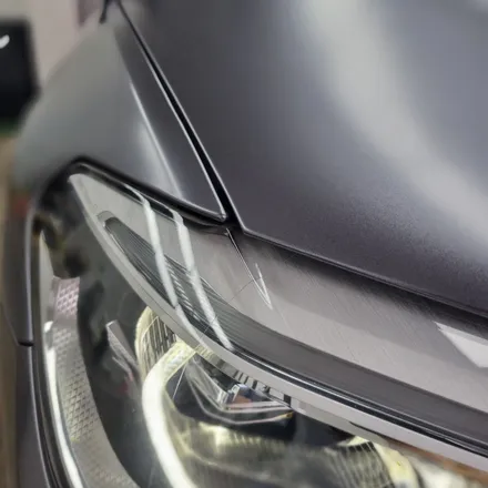 부천 자동차랩핑 BMW 5시리즈 G30 사틴다크그레이 전체랩핑 / 경기 부천