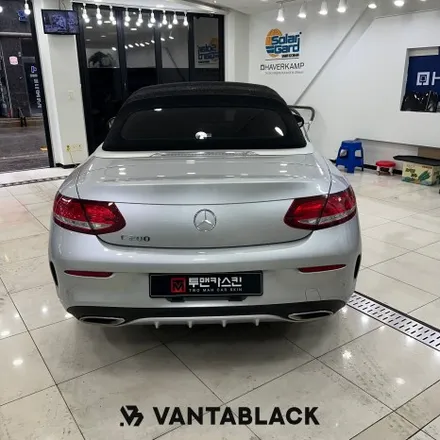 부천랩핑 벤츠 w205 C200 카브리올레 공구리 전체랩핑/포인트랩핑 / 경기 부천