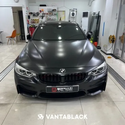 부천랩핑 BMW 4시리즈 쿠페 사틴 메탈릭 퍼플 전체랩핑 / 보라색랩핑 / 경기 부천