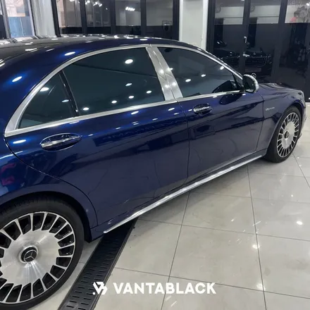 김포랩핑 벤츠 S63 AMG 전체랩핑 / 오토벨벳 탄자나이트 블루 / 경기 부천