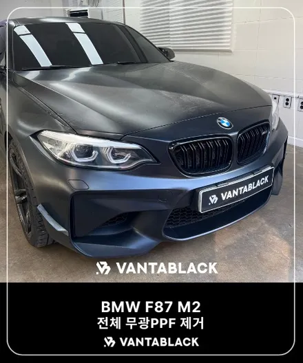 부천PPF BMW M2 전체무광PPF 수명기간이 지나 제거 / 경기 부천