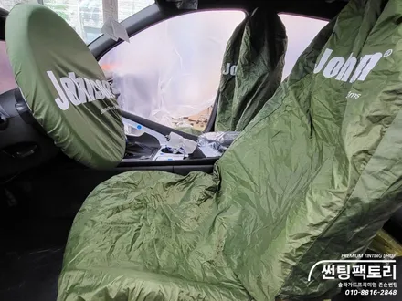 아반떼 CN7 사이버그레이 존슨썬팅 신차패키지 시공 후기 / 안양 박달동