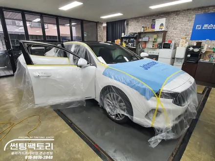 K7 프리미어 썬팅필름 존슨R 최고사양 열차단필름으로 재시공하다 ▶안양 썬팅재시공 전문 존슨썬팅 박달점▶아이나비 블랙박스 장착점 / 안양 박달동