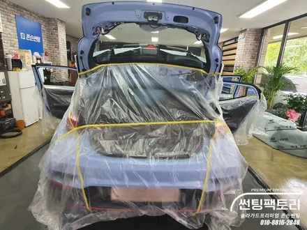안양 썬팅 팩토리에서 벨로스터N 솔라가드 퀀텀 열차단 반사필름 시공후기 블랙박스 아이나비 장착점 QXD3000▶솔라가드프리미엄 광명 시흥 금천 박달 썬팅 / 안양 박달동