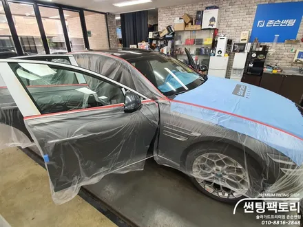 제네시스 G80 솔라가드 퀀텀 / 전면 19% 측후면 14% / 솔라가드프리미엄 만안점 / 존슨썬팅 박달점 / 썬팅팩토리 / 썬팅블랙박스네비게이션 / 신차패키지 / 안양 박달동