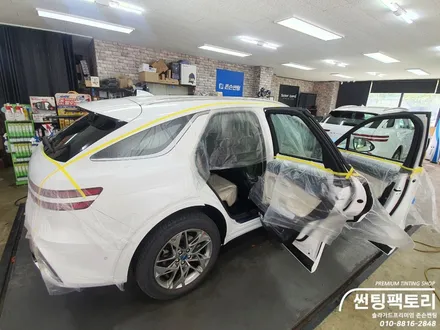 제네시스GV70 존슨썬팅 / 전면 XR35% 측후면 XR15% / 아이나비 QXD5000 / 브릴라 가죽코팅 / 존슨썬팅 박달점 / 솔라가드프리미엄 만안점 / 썬팅전문점 / 안양 박달동