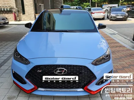 안양 썬팅 팩토리에서 벨로스터N 솔라가드 퀀텀 열차단 반사필름 시공후기 블랙박스 아이나비 장착점 QXD3000▶솔라가드프리미엄 광명 시흥 금천 박달 썬팅 / 안양 박달동