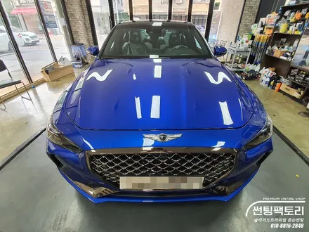 제네시스 G70 레피스블루 존슨썬팅 XR / PPF 시공 후기 / 안양 박달동
