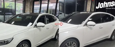 K7 프리미어 썬팅필름 존슨R 최고사양 열차단필름으로 재시공하다 ▶안양 썬팅재시공 전문 존슨썬팅 박달점▶아이나비 블랙박스 장착점 / 안양 박달동