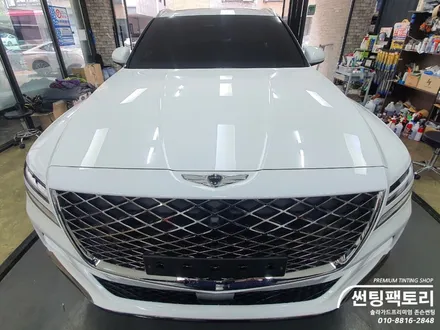 제네시스GV80 존슨썬팅 / 전면 R15% 측후면 R5% / 아이나비 QXD5000 / 존슨썬팅 박달점 / 솔라가드프리미엄 만안점 / 썬팅전문점 / 신차패키지 / 신차검수 / 안양 박달동