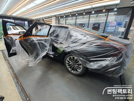 [카포먼스 안양점] 기아 K8 오로라 블랙 펄, 솔라가드 퀀텀 썬팅 시공! / 안양 박달동