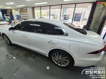 그랜저 크리미화이트펄 존슨썬팅 R 썬팅 시공 후기 / 안양 박달동