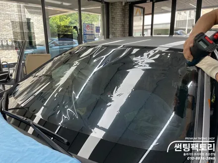 제네시스 GV70 우유니화이트와 솔라가드프리미엄 퀀텀의 썬팅 조화~ / 안양 박달동