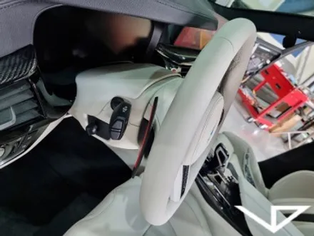 bmw_m5_봐라다이스_실내커스텀_자동차실내_실내염색_아이보리_자동차꾸미기_차량실내_1티어_커스텀장인_유튜브 / 화성시 정남면