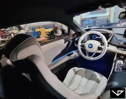 BMW_i8_봐라다이스_실내커스텀_자동차실내_실내염색_아이보리_자동차꾸미기_내차꾸미기_차량실내_1티어_커스텀장인_유튜브 / 화성시 정남면