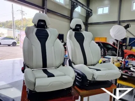 bmw_m5_봐라다이스_실내커스텀_자동차실내_실내염색_아이보리_자동차꾸미기_차량실내_1티어_커스텀장인_유튜브 / 화성시 정남면