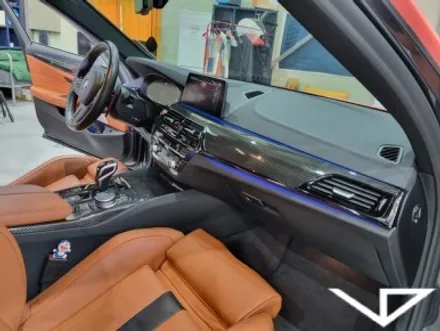 bmw_m5_봐라다이스_실내커스텀_자동차실내_실내염색_아이보리_자동차꾸미기_차량실내_1티어_커스텀장인_유튜브 / 화성시 정남면