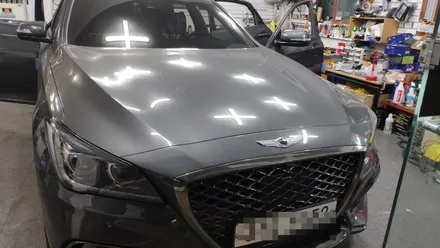 제네시스 G80 후석 리어모니터 카컴 s9