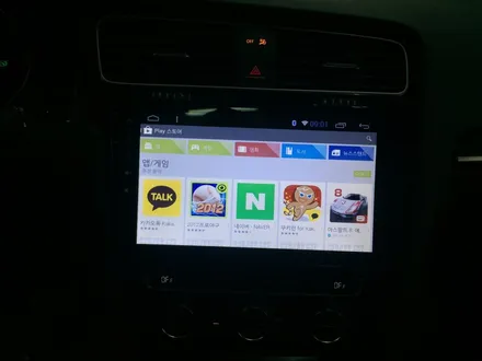 골프7세대 카컴 안드로이드 올인원 10인치 매립