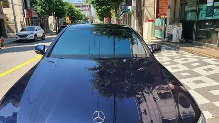 벤츠 E300 푸른 하늘을 담은 블락포디 스카이블루 반사썬팅