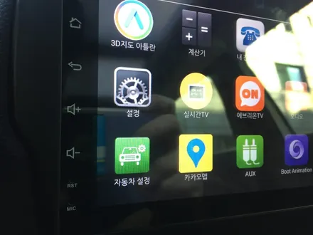 jeep 레니게이드 2.4 카컴 안드로이드 올인원 설치