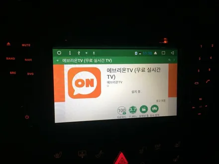 벤츠 W211 E350 7인치 순정 AV 탈착후 카컴 안드로이드 올인원 설치