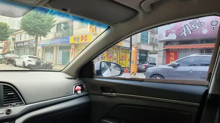 아반떼AD 쿠폰썬팅 제거후 넥스가드 프리미엄 보스 썬팅 재시공