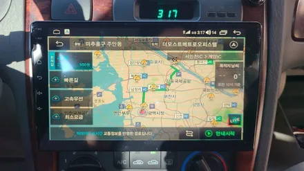 인천 그랜저 XG 카나로 안드로이드 올인원 매립과 하이패스 룸미러 설치