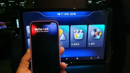 인천 신형 데카코어 안드로이드 리어모니터 카컴X10