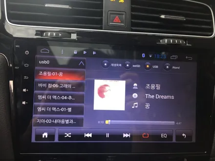 골프7세대 카컴 안드로이드 올인원 10인치 매립