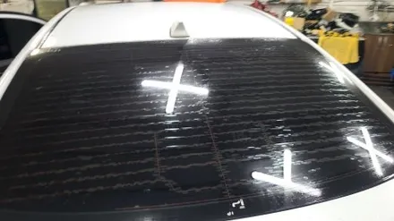 인천 자동차 뒷유리 선팅 기포 괜찮을까요?