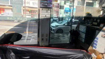bmw m3 전면과 1열 블락포디 디토 썬팅 재시공