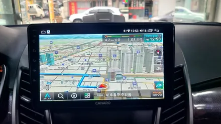 코란도C 카나로 X플러스 인천 안드로이드 올인원 설치