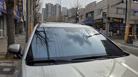 은은한 푸른빛의 매력 KA4 카니발 블락포디 스카이블루 반사 썬팅 주안 플러스카