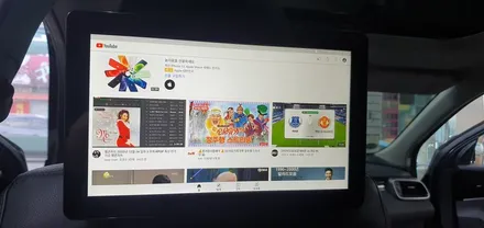 아이들을 위한 쏘렌토 후석 리어모니터 카컴 s9플러스