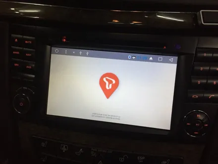 벤츠 W211 E350 7인치 순정 AV 탈착후 카컴 안드로이드 올인원 설치