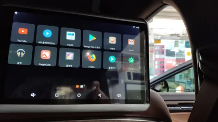 제네시스 G90 순정모니터 대체할 카컴 s9 후석모니터 장착