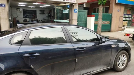 더뉴k5 무더운 여름 차량 선글라스 썬팅 재시공하기