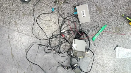 인천 벤츠 E클래스 아이나비 네비사용이 가능한 12.3인치 안드로이드 올인원