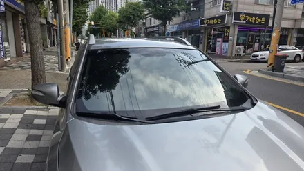 주안썬팅 추천 투싼ix 변색 및 뽀글이 제거 후 넥스가드 NX카본 재시공
