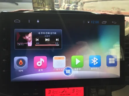 그랜드 카니발 카컴 안드로이드 올인원 10.1인치 설치했어요