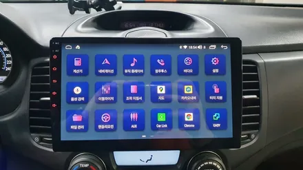 인천 플러스카 로체 10인치 안드로이드 올인원 교체설치