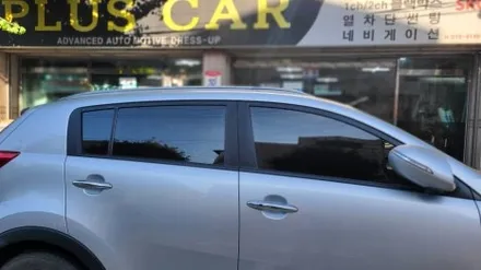 스포티지r 주안 블락포디 디토 썬팅 재시공