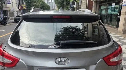 주안썬팅 추천 투싼ix 변색 및 뽀글이 제거 후 넥스가드 NX카본 재시공