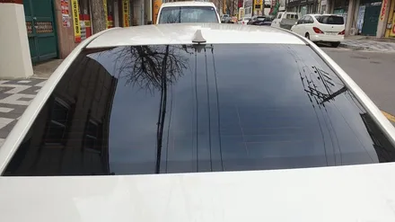 로체 과도한 필름 변색으로 넥스가드 NTP600 썬팅 재시공