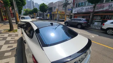 2세대 k5 인천 여름대비 블락포디 스카이블루 썬팅