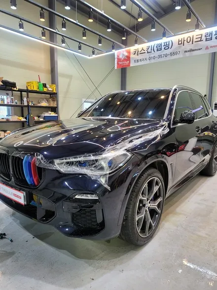 BMW X5 40i 본넷 PPF 사이드미러 유광블랙 랩핑 / 양주 백석읍